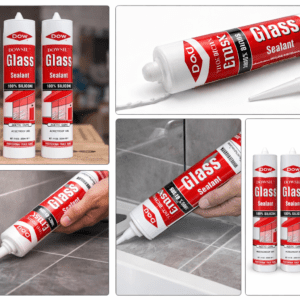 Dowsil Corning Fishtank Purpose Silicone Sealant | 100% Silicone | Strong Waterproof Seal | Clear Gum